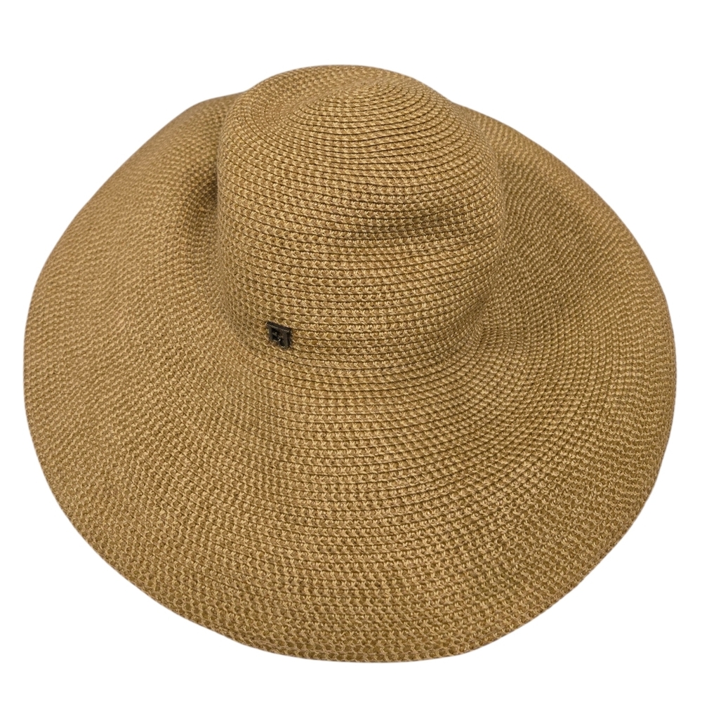 Eric Javits Bella Straw Wide-Brim Sun Hat - Picture 9 of 16